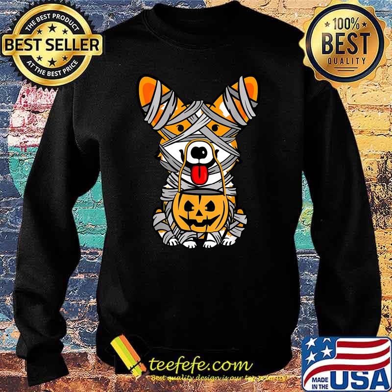 Corgi Mummy Dog Halloween T-Shirt Sweater Corgi Mummy Dog Halloween T-Shirt Sweater