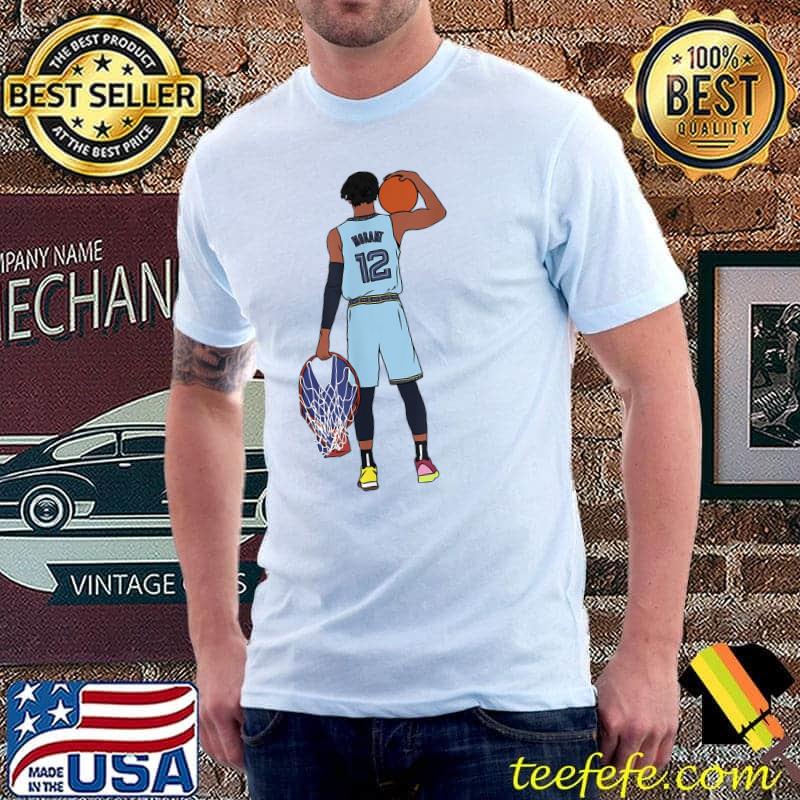 Costume Design Basketball Ja Morant And Rim Classic T-Shirt