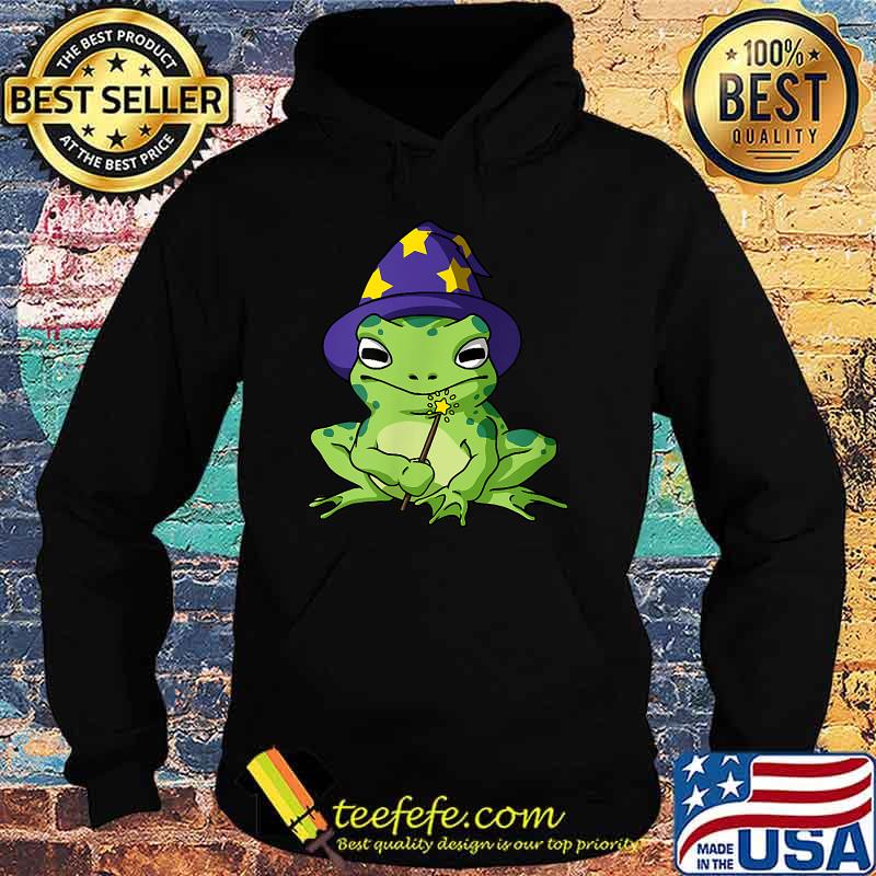 Cottagecore Aesthetic Magical Frog Wizard Hat Frogcore T-Shirt Hoodie Cottagecore Aesthetic Magical Frog Wizard Hat Frogcore T-Shirt Hoodie