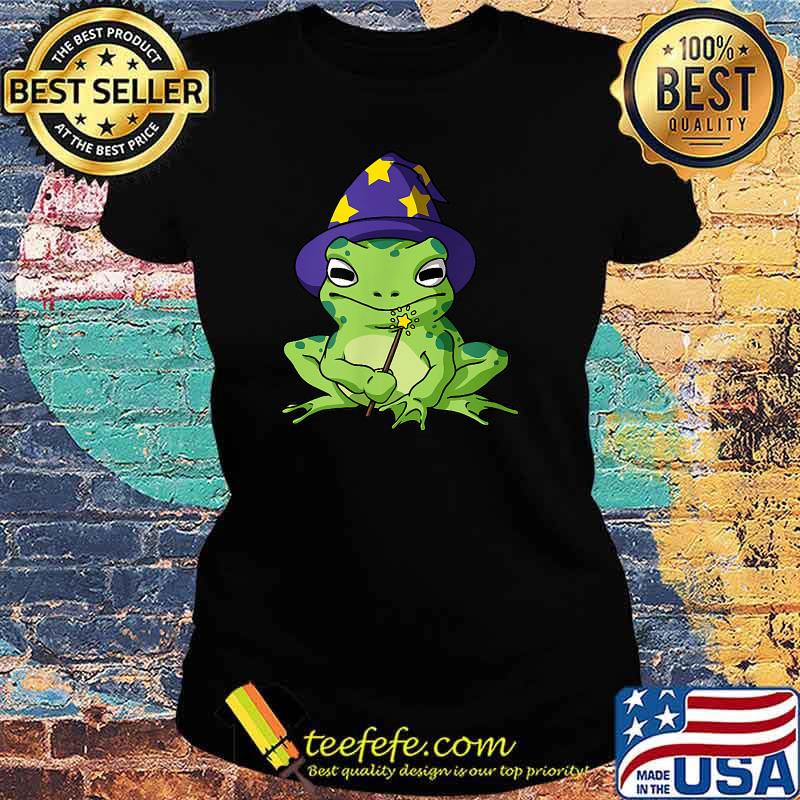 Cottagecore Aesthetic Magical Frog Wizard Hat Frogcore T-Shirt Ladies tee Cottagecore Aesthetic Magical Frog Wizard Hat Frogcore T-Shirt Ladies tee