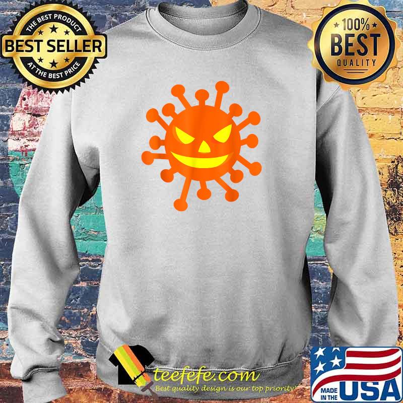 Covid O Lantern, Scary Pumpkin Virus Halloween Costume T-Shirt Sweater Covid O Lantern, Scary Pumpkin Virus Halloween Costume T-Shirt Sweater