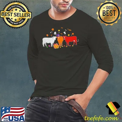 Cow Pumpkins Halloween Shirt