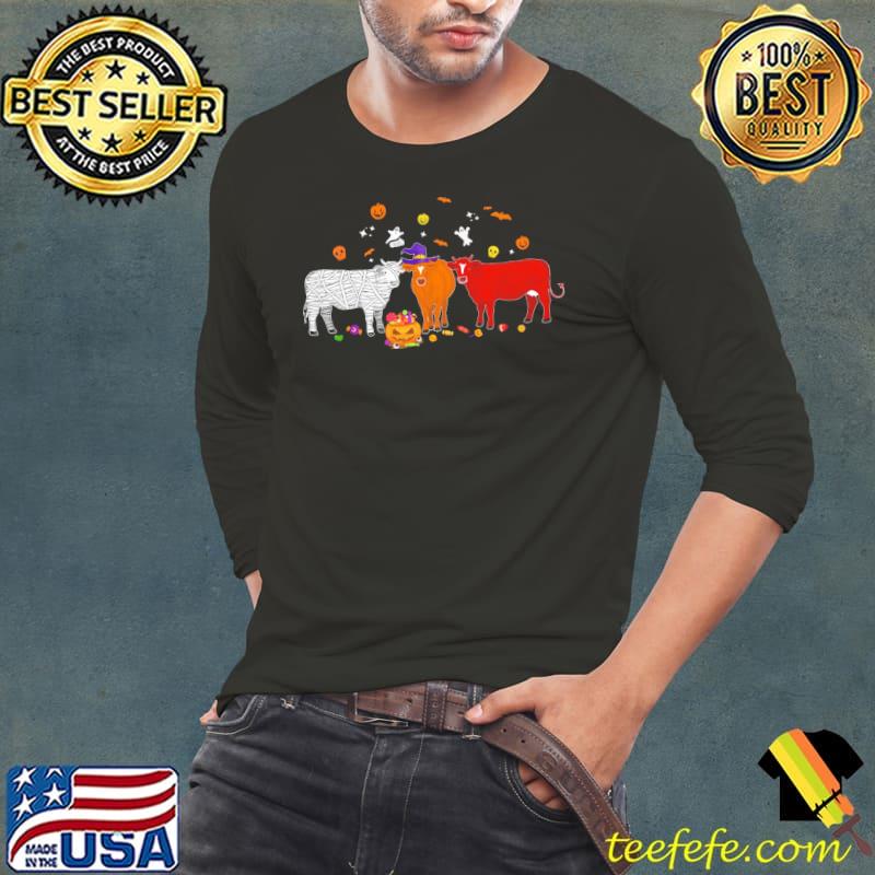Cow Pumpkins Halloween Shirt