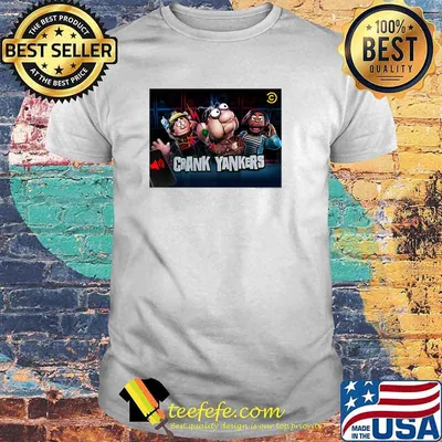 Crank Yankers Elmer Higgins, Gladys, and Bobby with Logo Premium T-Shirt