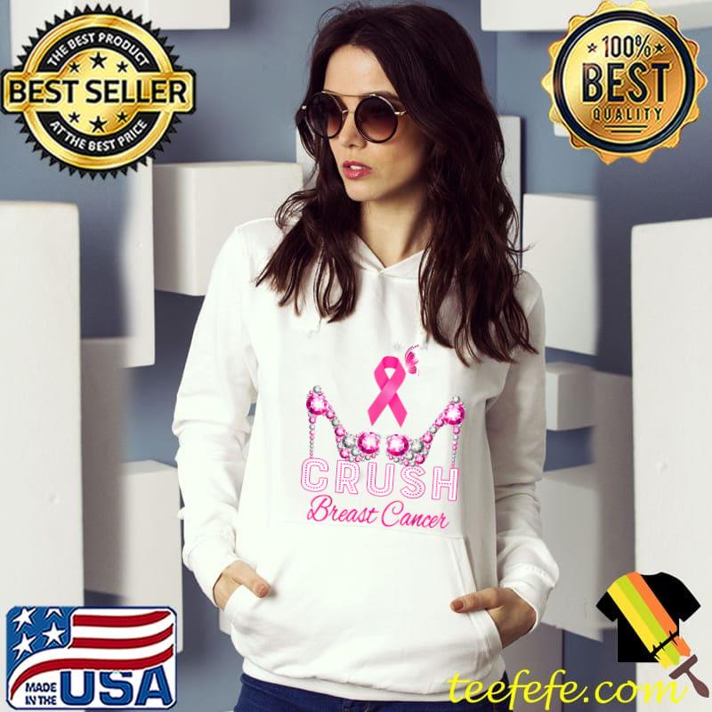 crush breast cancer warrior support breast cancer awareness T-Shirt