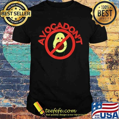 Cute Avocadon't Design for Avocado Fruit Hater T-Shirt