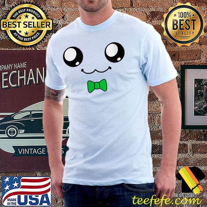 Cute Eyes Halloween Pumpkin with Bow Tie Costume T-Shirt