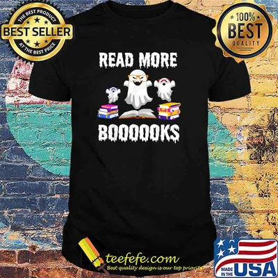 Cute Ghost Read more boooooks Costume Halloween 2021 Funny T-Shirt