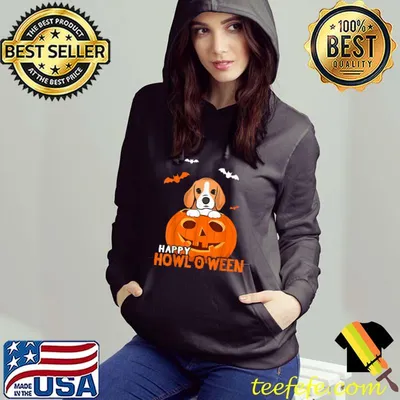 Cute Halloween Beagle Dog Pumpkin Costumes Thanksgiving T-Shirt