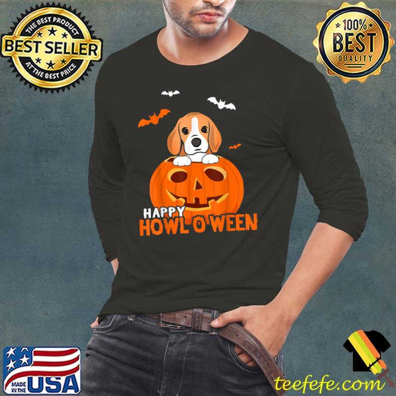 Cute Halloween Beagle Dog Pumpkin Costumes Thanksgiving T-Shirt Long Sleeve Tee Cute Halloween Beagle Dog Pumpkin Costumes Thanksgiving T-Shirt Long Sleeve Tee