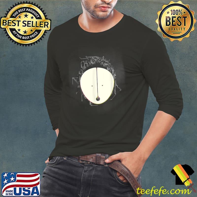 Cyberpunk Tribal Mask with Generative Designed Halo T-Shirt Long Sleeve Tee Cyberpunk Tribal Mask with Generative Designed Halo T-Shirt Long Sleeve Tee