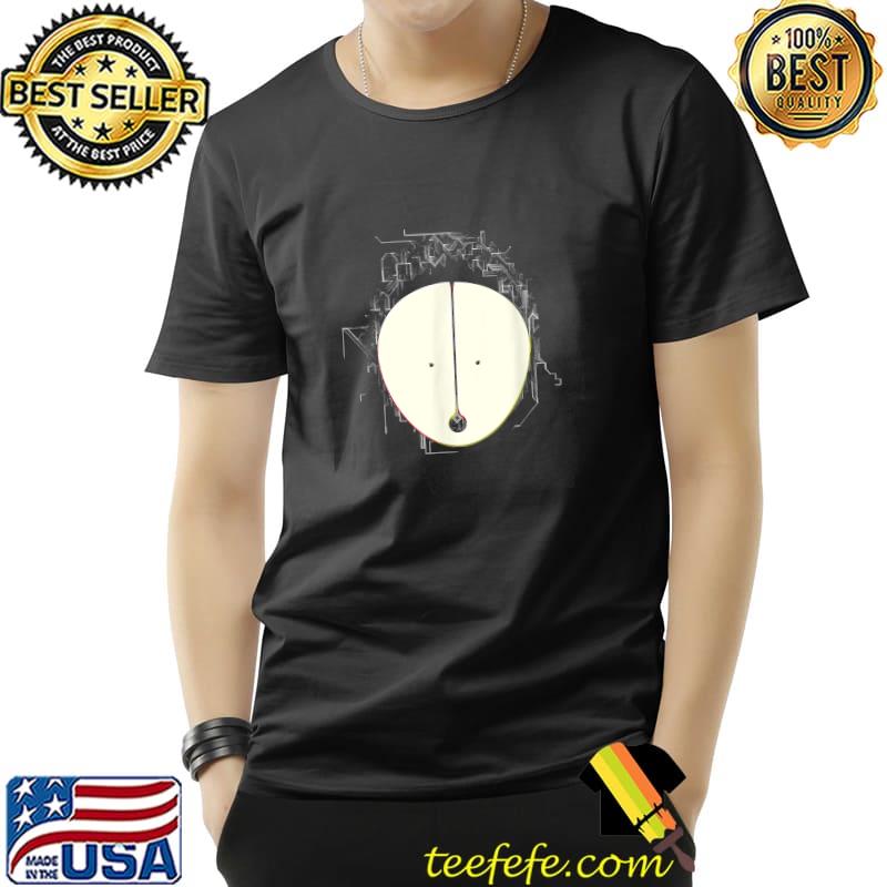 Cyberpunk Tribal Mask with Generative Designed Halo T-Shirt Cyberpunk Tribal Mask with Generative Designed Halo T-Shirt