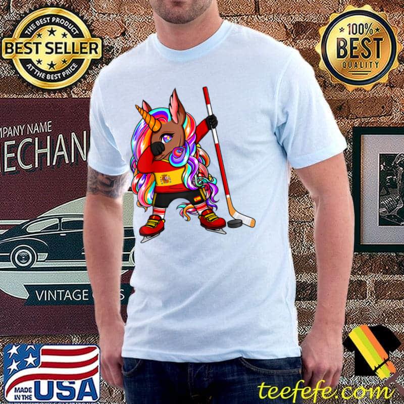 Dabbing Brown Unicorn Spain Ice Hockey Fans Jersey Sport Raglan Baseball T-s Unisex Dabbing Brown Unicorn Spain Ice Hockey Fans Jersey Sport Raglan Baseball T-s Unisex