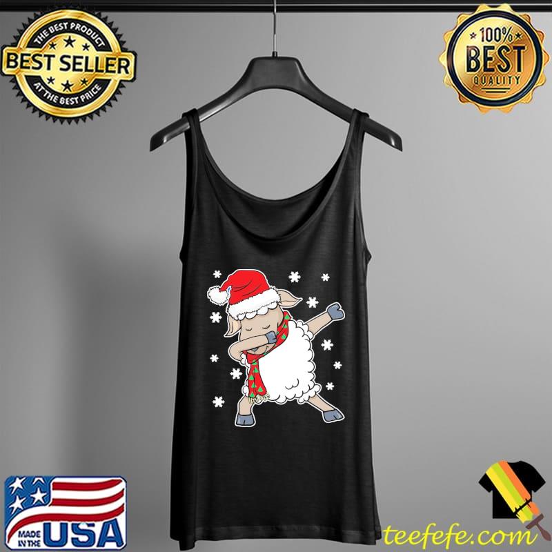 Dabbing Santa Christmas Sheep Shirt Tank Top Dabbing Santa Christmas Sheep Shirt Tank Top