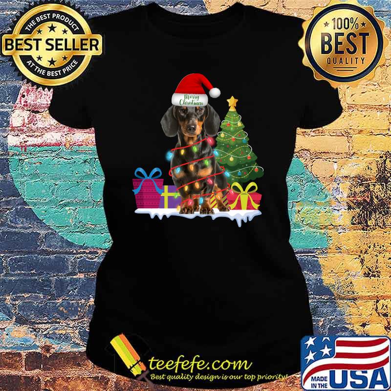 Dachshund dackel wiener dog ugly christmas sweater teckels T-Shirt Ladies tee Dachshund dackel wiener dog ugly christmas sweater teckels T-Shirt Ladies tee