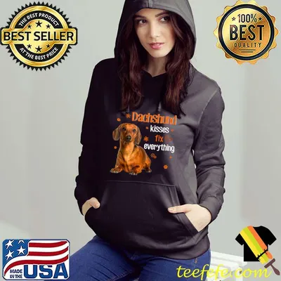 Dachshund Kisses Fix Everything dachshund lover T-Shirt