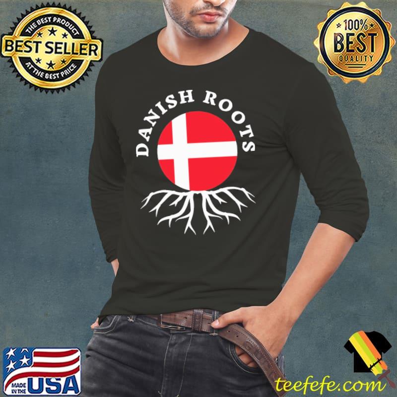 Danish Roots Tree Flag Shirt Danish Roots Tree Flag Shirt