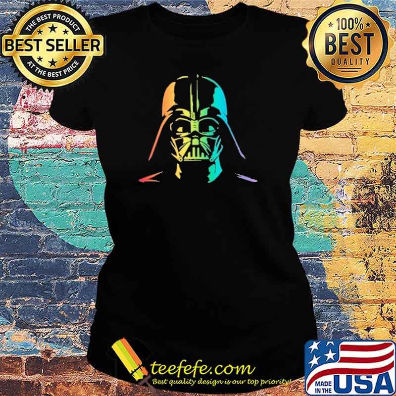 Darth Vader Rainbow Star Wars Shirt Ladies tee Darth Vader Rainbow Star Wars Shirt Ladies tee