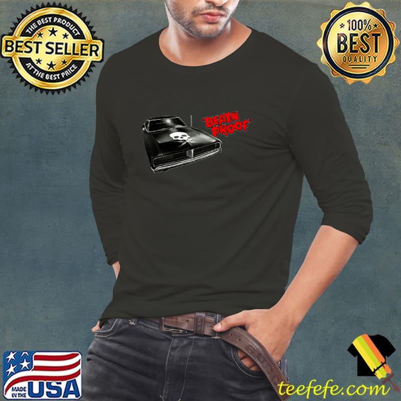 Death Proof Car Skull Shirt Long Sleeve Tee Death Proof Car Skull Shirt Long Sleeve Tee
