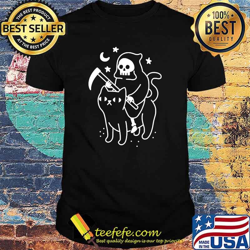 Death Rides A Black Cat Classic T-Shirt
