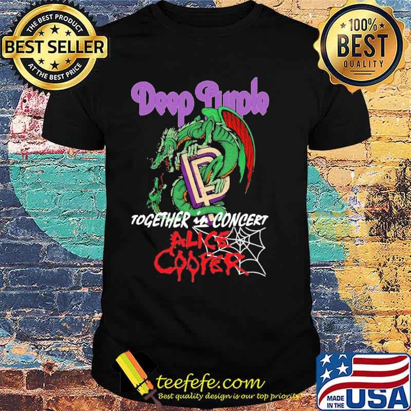 Deep Purple Together In Concert Alice Cooper Shirt Deep Purple Together In Concert Alice Cooper Shirt