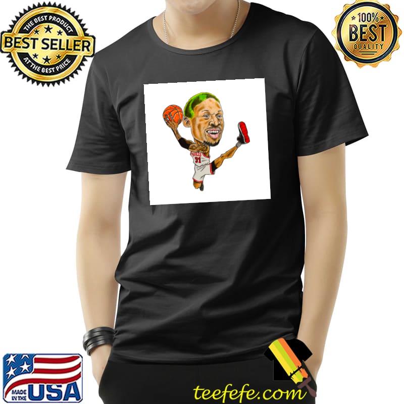 Dennis Rodman Caricature Bulls 91 Shirt Unisex Dennis Rodman Caricature Bulls 91 Shirt Unisex