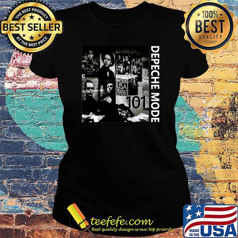 Depeche mode mode usa 1988 101 s Ladies tee Depeche mode mode usa 1988 101 s Ladies tee