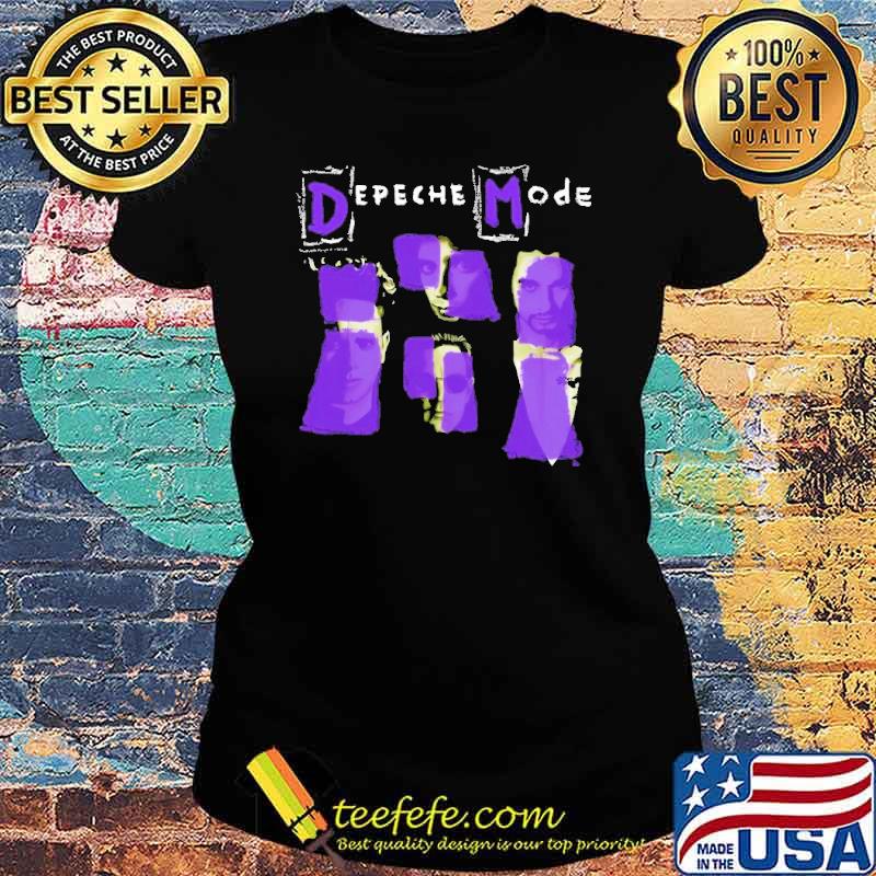 Depeche Mode Purple Shirt Ladies tee Depeche Mode Purple Shirt Ladies tee