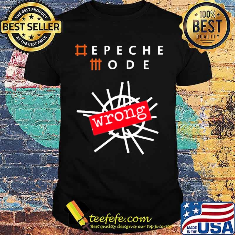 Depeche mode wrong shirt