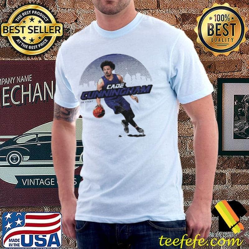 Detroit Basketball Cade Cunningham Skyline Shirt