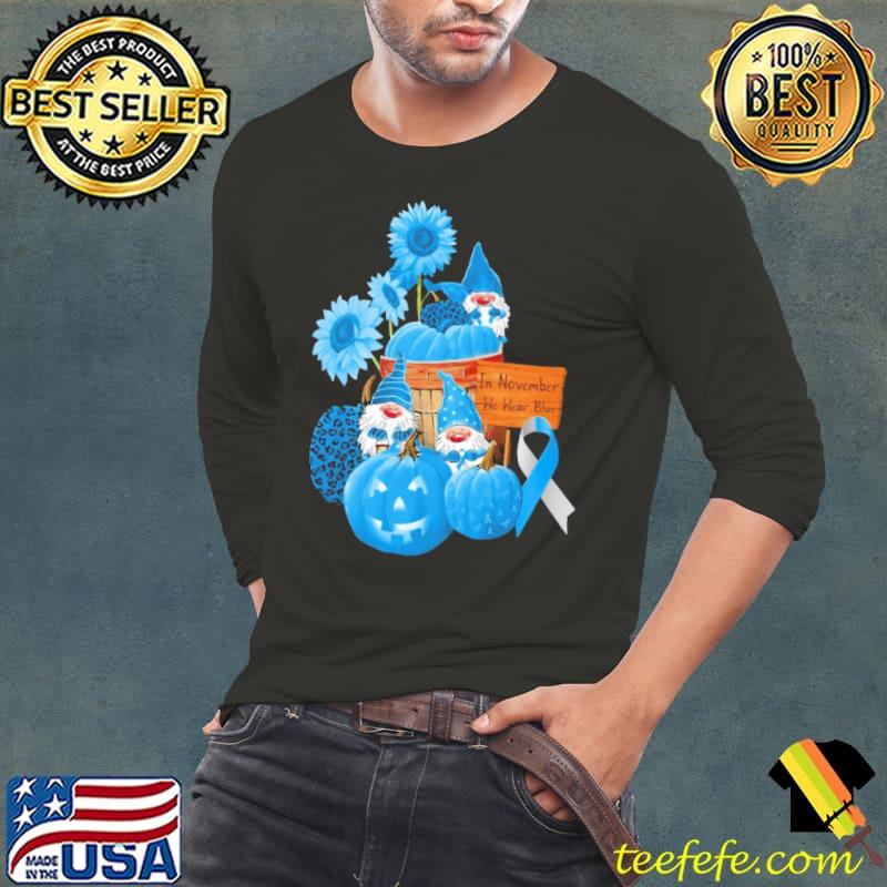 Diabetes Awareness In November We Wear Blue Shirt Long Sleeve Tee Diabetes Awareness In November We Wear Blue Shirt Long Sleeve Tee