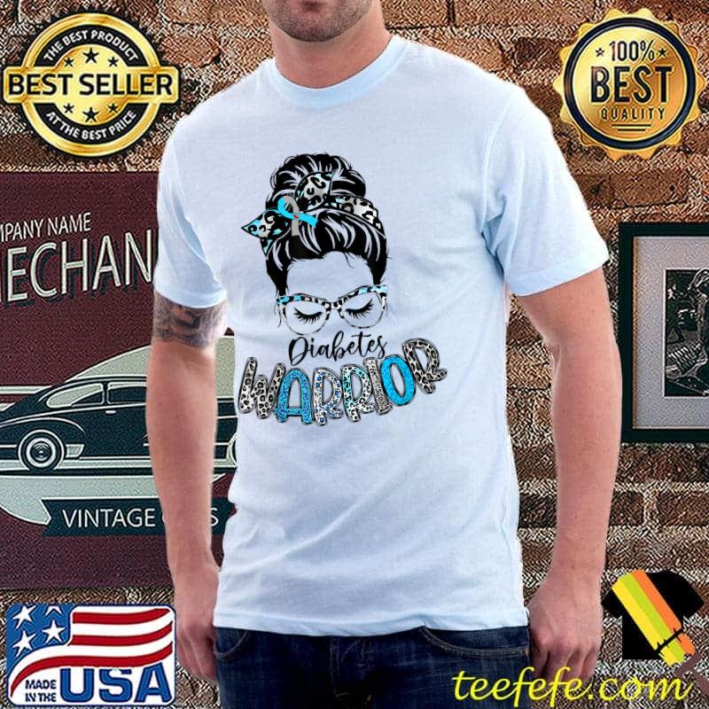 Diabetes Warrior Awareness Diabetic Support Type walk Gifts T-Shirt