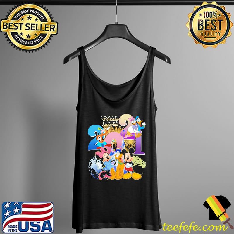 Disney Vacation 2021 Mickey And Friends Shirt Tank Top Disney Vacation 2021 Mickey And Friends Shirt Tank Top