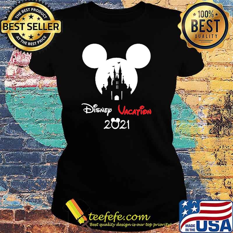 Disney Vacation 2021 Mickey Castle Shirt Ladies tee Disney Vacation 2021 Mickey Castle Shirt Ladies tee
