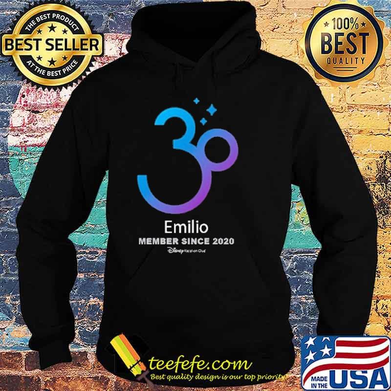 Disney Vacation Club 30th Anniversary Individual Emilio Member Since 2020 Shirt Hoodie Disney Vacation Club 30th Anniversary Individual Emilio Member Since 2020 Shirt Hoodie