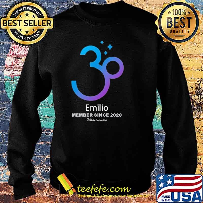 Disney Vacation Club 30th Anniversary Individual Emilio Member Since 2020 Shirt Sweater Disney Vacation Club 30th Anniversary Individual Emilio Member Since 2020 Shirt Sweater