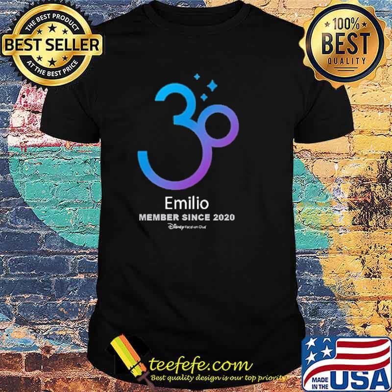 Disney Vacation Club 30th Anniversary Individual Emilio Member Since 2020 Shirt