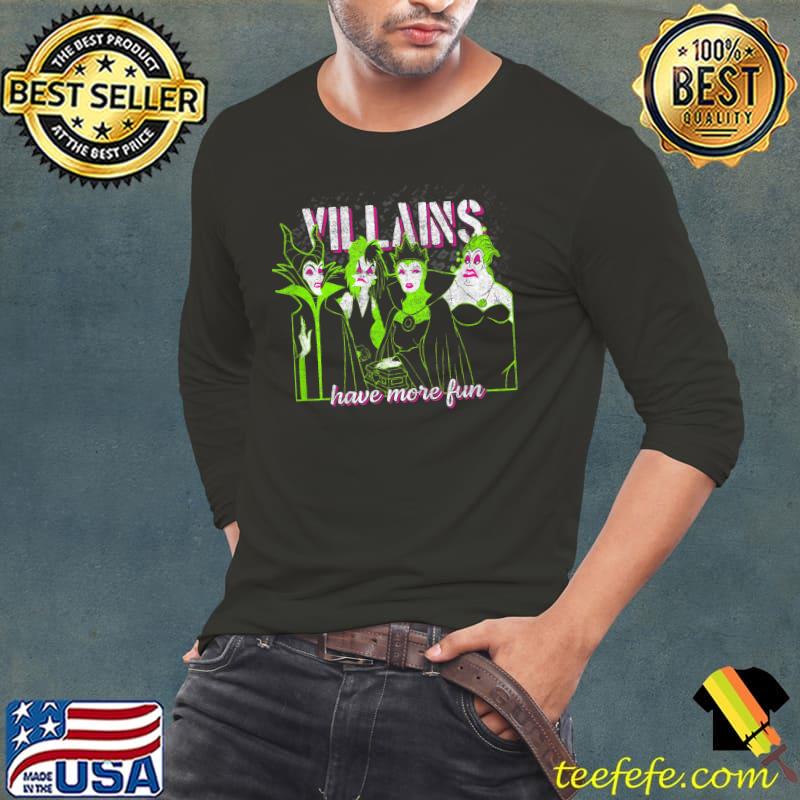 Disney Villains Evil Queens Have More Fun T-Shirt Long Sleeve Tee Disney Villains Evil Queens Have More Fun T-Shirt Long Sleeve Tee