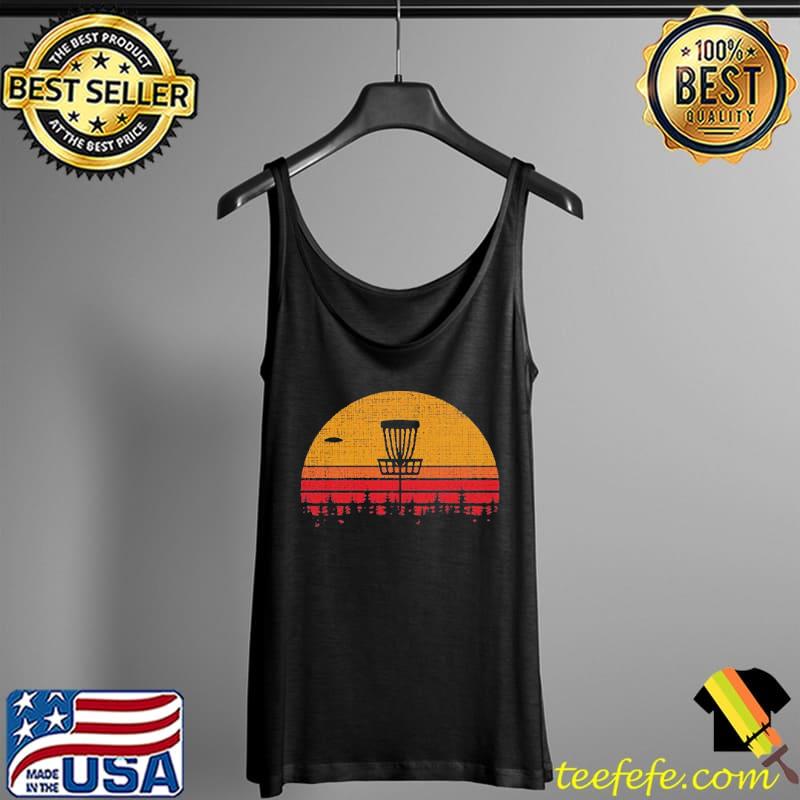 Distressed Retro Frisbee Disc Golf Vintage Shirt Tank Top Distressed Retro Frisbee Disc Golf Vintage Shirt Tank Top