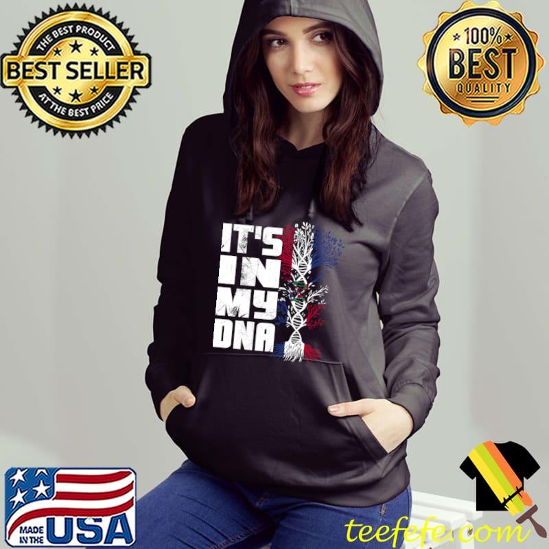 Dominican Republic Flag IT'S IN MY DNA Patriotic Apparel T-shirt
