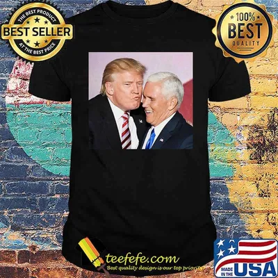Donald Trump and Mike Pence Kiss Shirt