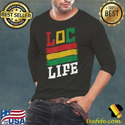 Dreadlocks Rasta Locs Life For Melanin Afro Dreads T-Shirt