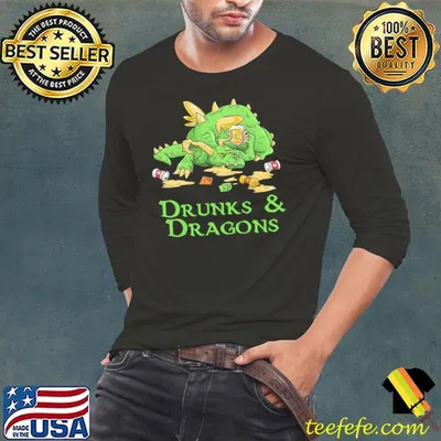 Drunks And Dragon Dice Shirt