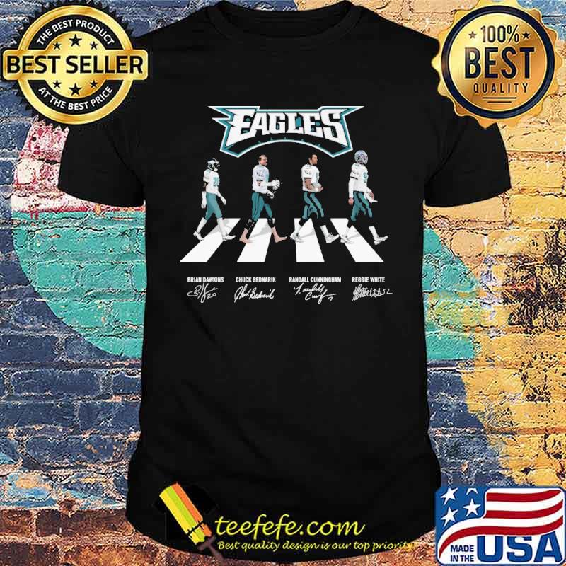 Eagles abbey road signatures shirt Eagles abbey road signatures shirt
