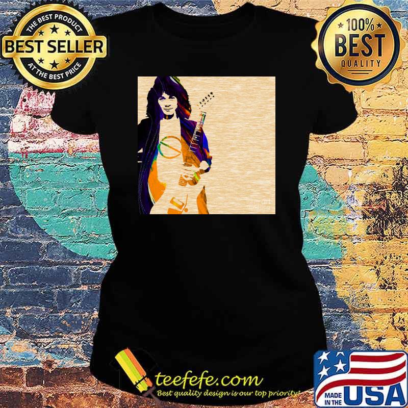 Eddie Van Halen Art Shirt Ladies tee Eddie Van Halen Art Shirt Ladies tee
