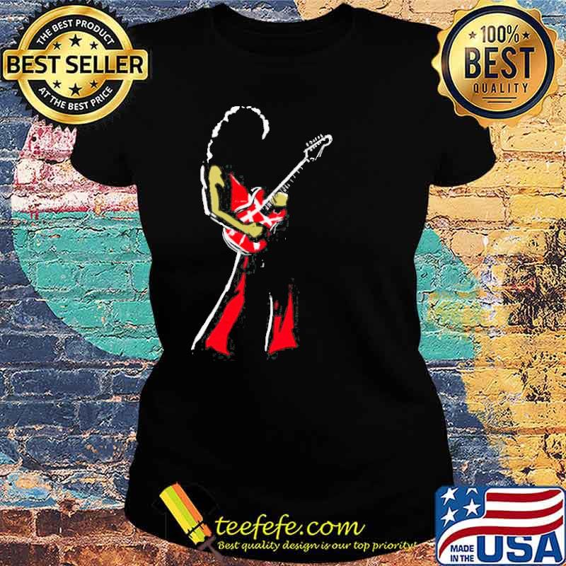 Eddie Van Halen Canvas Prints Shirt Ladies tee Eddie Van Halen Canvas Prints Shirt Ladies tee