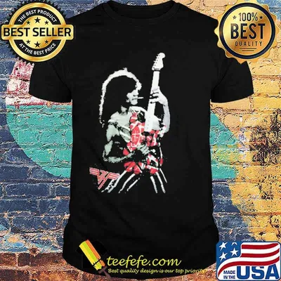 Eddie Van Halen On Stage Shirt