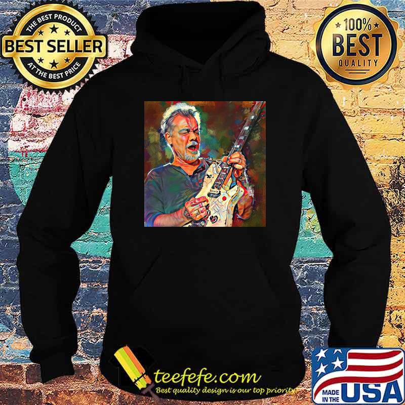 Eddie Van Halen Tribute Portrait Shirt Hoodie Eddie Van Halen Tribute Portrait Shirt Hoodie
