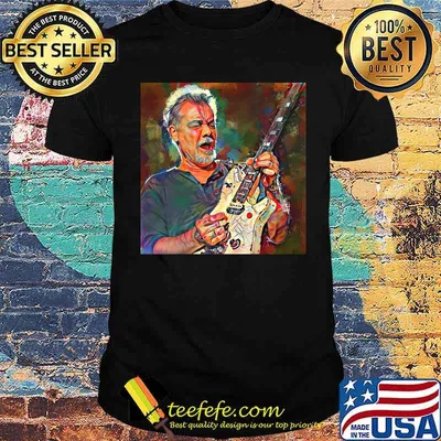 Eddie Van Halen Tribute Portrait Shirt
