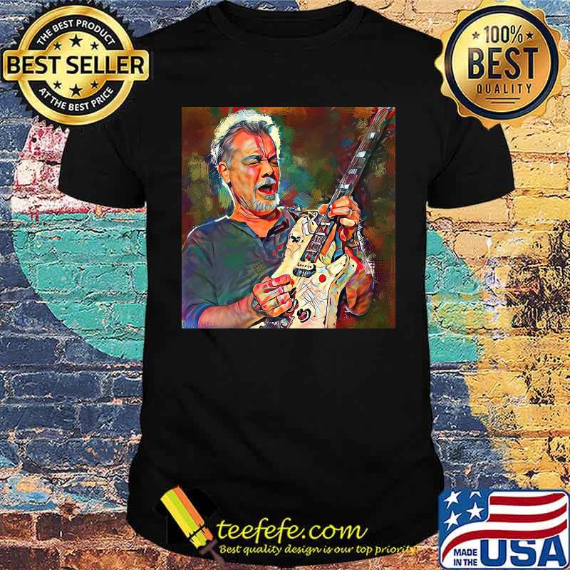 Eddie Van Halen Tribute Portrait Shirt